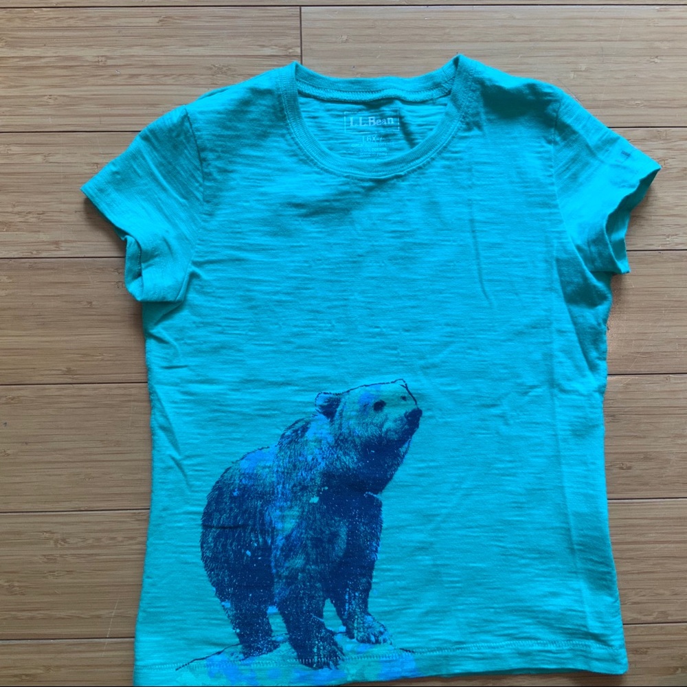 Girls LL Bean short sleeve top